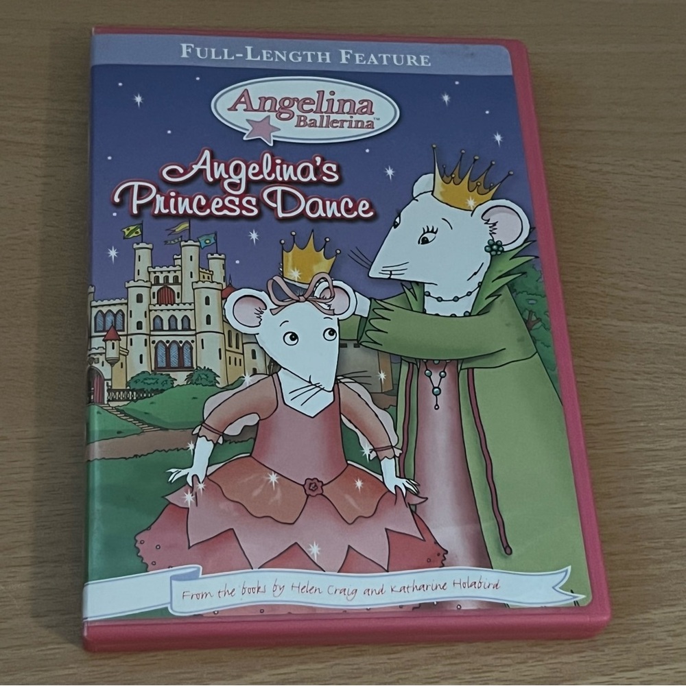 Angelina Ballerina Full Length Feature DVD Movie Angelina’s Princess Dance HIT